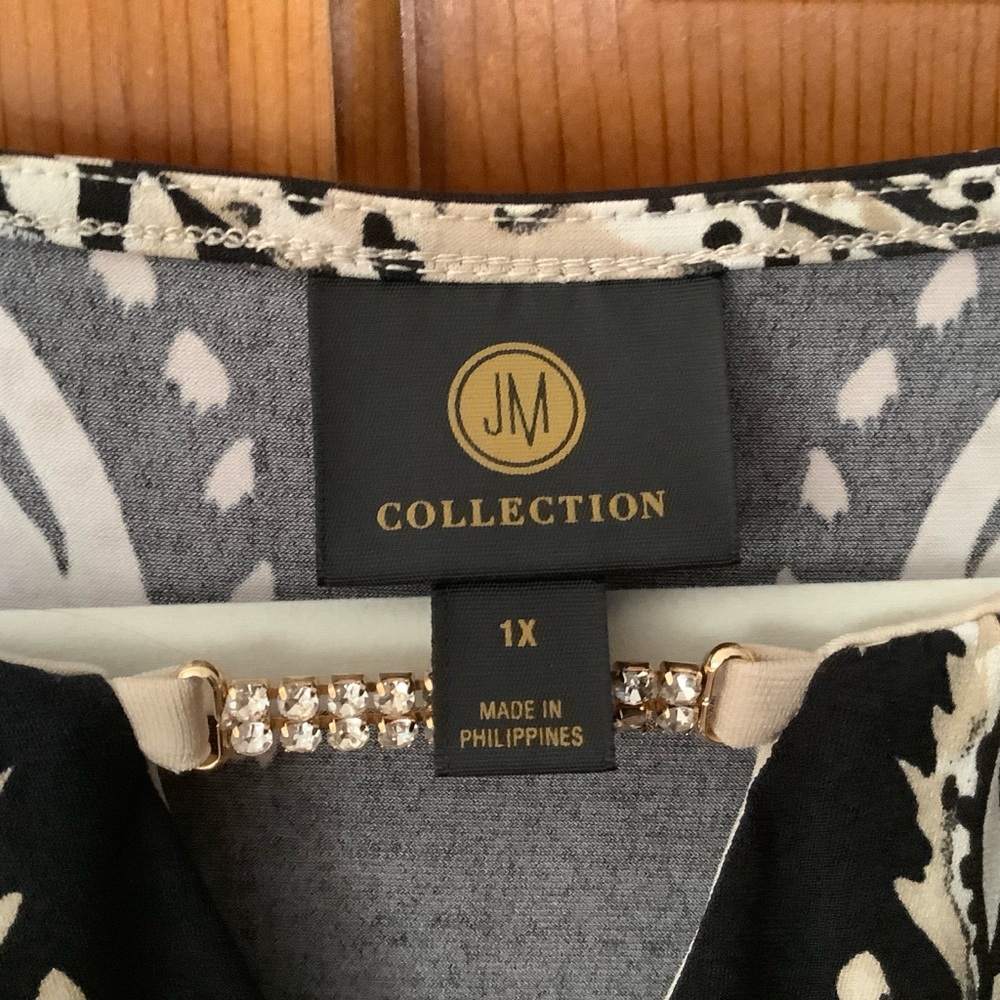 JM Collection blouse - Picture 2 of 4